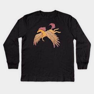 Nutmeg Pegasus Kids Long Sleeve T-Shirt